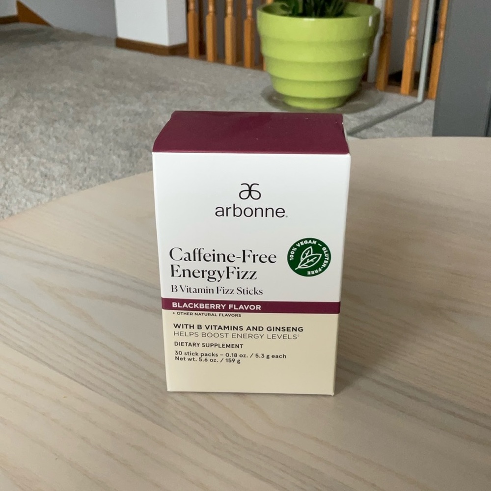 Arbonne Caffeine Free Fizz Stick Blackberry